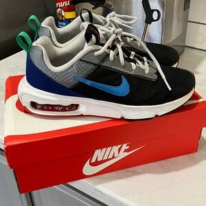 Nike Kids' Black, Blue, and Green Sneakers
